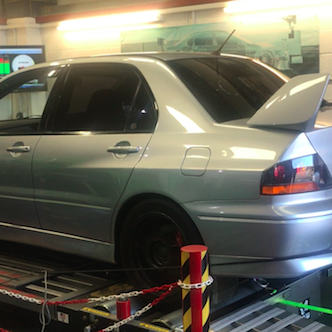 Evo 4wd rolling road