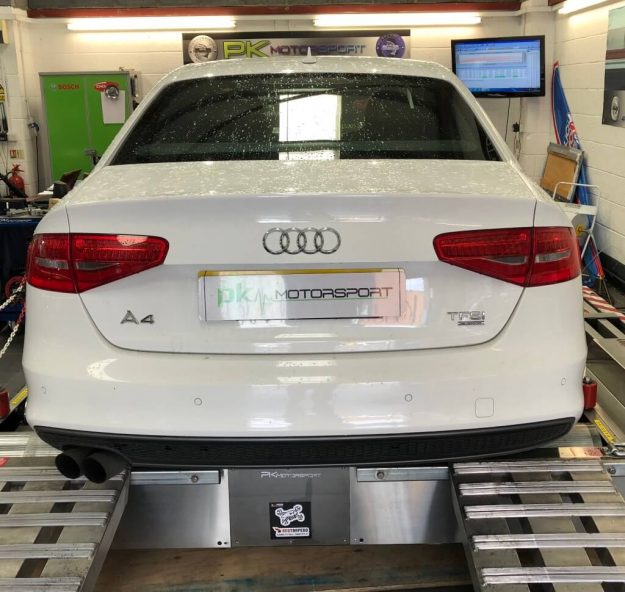 Another nice Audi A4 TFSI remapped on our 4 wheel Dyno