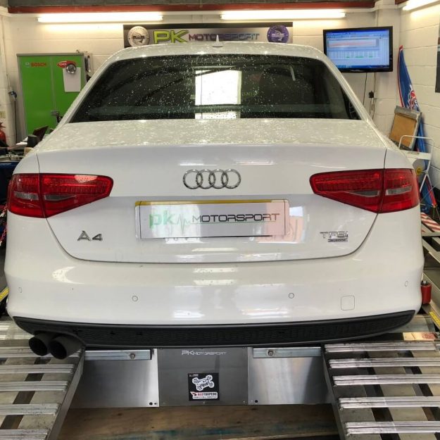 Another nice Audi A4 TFSI remapped on our 4 wheel Dyno