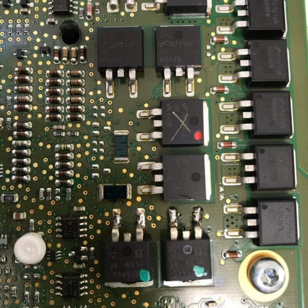 Repair to faulty BMW driver and re-flash