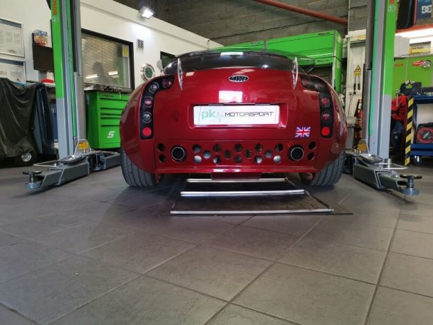 Tvr in for a quality repair at pk Automotive